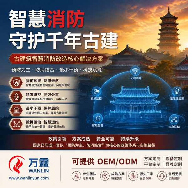 广安市免布线无线探测器选哪家?万霖消防一站式供应方案