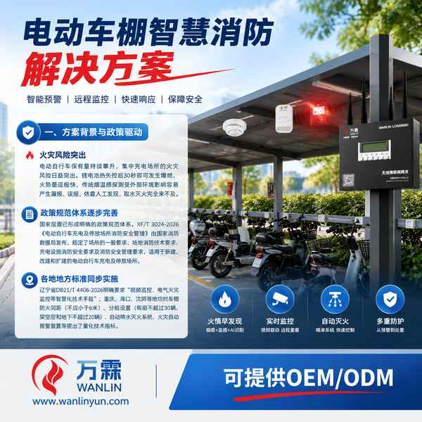 广州花都秀全街道电动车棚智能灭火系统哪家好?锂电定向灭火闭环方案与源头厂家直供指南